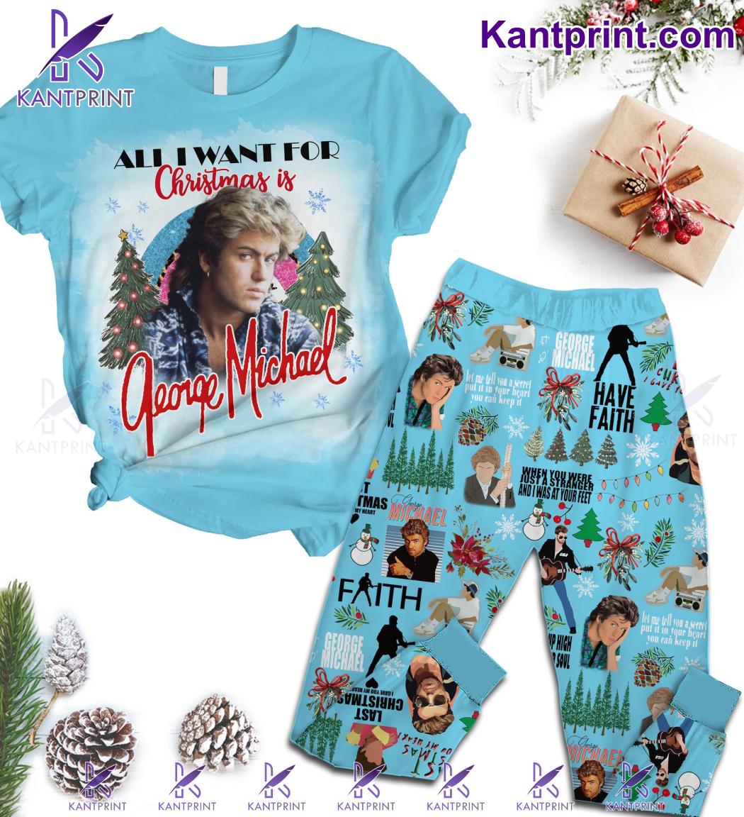 All I Want For Christmas Is George Michael Pajamas Set