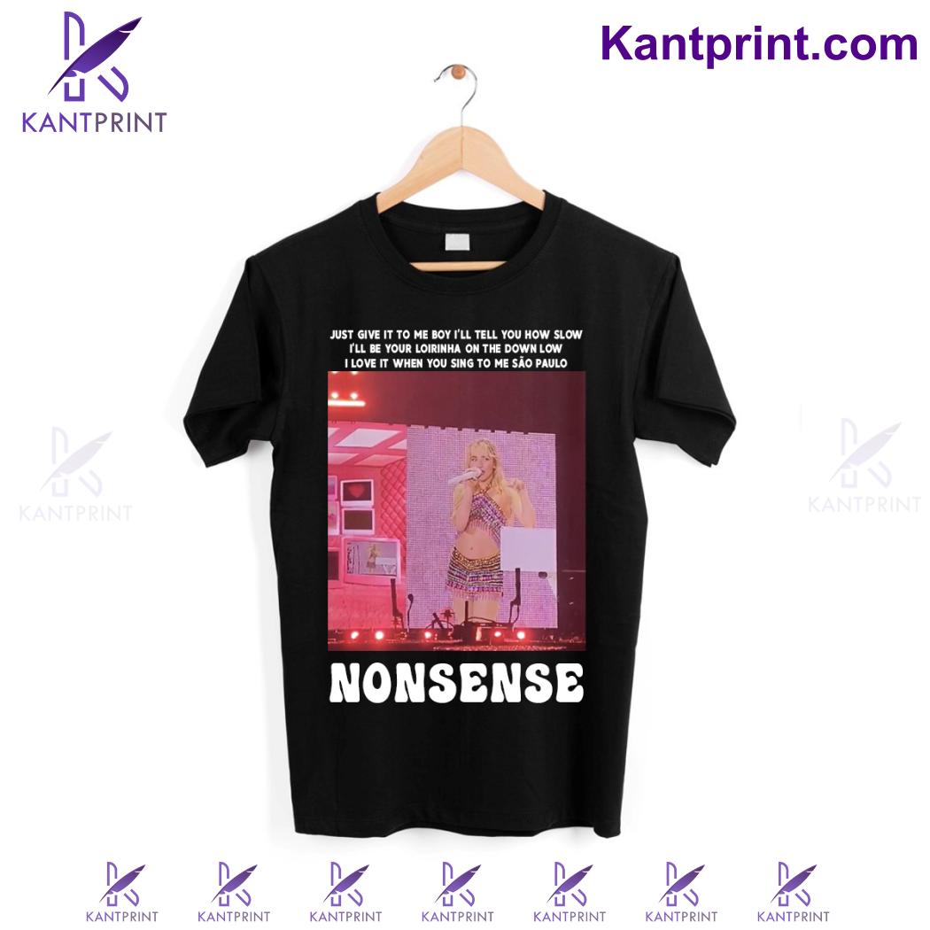 Nonsense Sabrina Carpenter Tour Outro T-shirt 