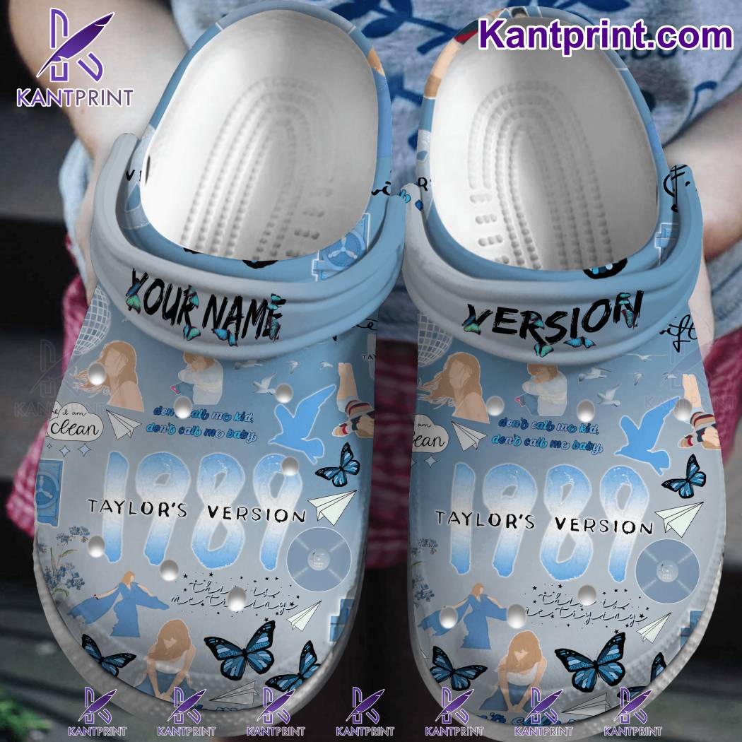 1989 Taylor's Version Don't Call Me Kid Don't Call Me Baby Personalized Crocs