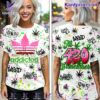 Addicted It's 420 Somewhere Neon Splash Weed Shirt