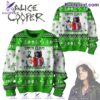 Alice Cooper Santa Claus Is Coming To Town Ugly Christmas Sweater