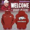 Coach Bobby Petrino Arkansas Razorback Red Hoodie
