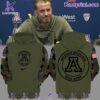 Coach Jedd Fisch Arizona Wildcats Football Veterans Camo Hoodie