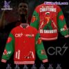 Cristiano Ronaldo All I Want For Christmas Is Siuuu Baseball Jacket