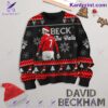 David Beckham Beck The Halls Ugly Christmas Sweater