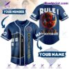 Doctor Who Rule 1 The Doctor Lies Personalized Baseball Jersey