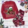 Grinch They Hate Us Because They Ain't Us Alabama Crimson Tide Christmas Pajamas Set
