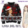 Lana Del Sleigh Lana Del Rey Ugly Christmas Sweater