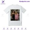 Margot Robbie and Dua Lipa taking picture together shirt