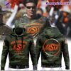Osu Cowboy Mike Gundy Camo Hoodie
