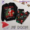 Santa Baby Put Mf Doom Under The Tree Christmas Pajamas Set