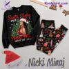Santa Baby Put Nicki Minaj Under The Tree Christmas Pajamas Set