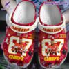 Travis Kelce 87 Kansas City Chiefs Crocs Clogs: