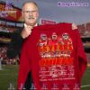 65 Years Kansas City Chiefs 1959-2024 Signatures Thank You For The Memories Shirt