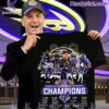 Baltimore Ravens 2024 Champions Signatures Fireworks Shirt