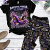 Baltimore Ravens Cheer In Heels Go Ravens Go Pajamas Set