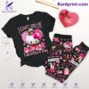 Billie Eilish I Can't Billie It's Valentine's Day Pajamas Set