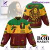 Bob Marley Let's Get Together And Feel Alright Baseball Jacket