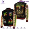 Bob Marley Rebel Love The Life You Live Live The Life You Love Baseball Jacket