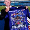 Buffalo Bills Beasts Of The East 2023 Afc East Division Champions Signatures Shirt