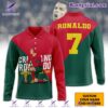 Cristiano Ronaldo Greatest Goals All Time Personalized 3D Polo Long Sleeve