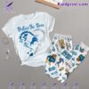 Detroit Lions Restore The Roar Go Blue Go Silver Pajamas Set