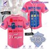 Doctor Who Fez Are Red, Tardis Is Blue, Bow Ties Are Cool And I Love You Personalized Baseball Jersey