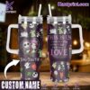 Jack And Sally This Is Us A Little Bit Of Crazy A Little Bit Loud And Whole Lot Of Love Personalized 40 Oz Tumbler With Handle