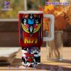 Kiss Rock And Roll 40oz Tumbler With Handle