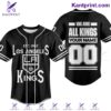 Los Angeles Kings We Are All Kings Personalized Baseball Jersey