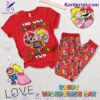 Mario You Will Always Be My Player Two Happy Valentine's Day Pajamas Set