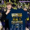 Michigan Wolverines Wins Champions 2024 Signatures Shirt