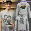 NHL Minnesota Wild Dewy 1 And Dewy 2 Hoodie