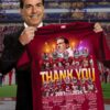 Nick Saban Thank You 2007-2024 Alabama Crimson Tide Signatures Shirt