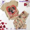 Outlander Your Face Is My Heart And The Love Of You Is My Soul Valentine Pajamas Set