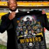 Pittsburgh Steelers 2023 Nfc Wild Card Winners Signatures Shirt