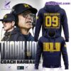 Thank You Coach Harbaugh2015-2023 Michigan Football Hoodie