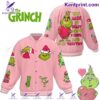 The Grinch You Make My Heart Grow 3 Sizes And Be My Valentine Baseball Jacket