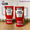 Tomato Ketchup Addict Let's Ketchup Personalized 40oz Tumbler With Handle