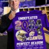 Washington Huskies Undefeated 2024 Go Dawgs Perfect Season Signatures Shirt
