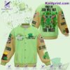 Baby Yoda Pinch Me You Will Not Kiss Me You Must St. Patrick's Day Baseball Jacket