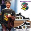 Black Hockey History Night Seattle Kraken Personalized Air Jordan High Top Shoes