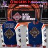 Edmonton Oilers Black History Celebration Baseball Jacket