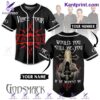 Godsmack Vibez Tour Would You Still Be You If We Weren't We Personalized Baseball Jersey