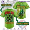 Grateful Dead Happy St. Patrick's Day Kiss Me I'm Grateful Personalized Baseball Jersey