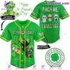 Horror Movies St. Patrick's Day Pinch Me I Dare You Personalized Baseball Jersey