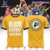 Indiana Pacers NBA Built By Black History Elevated By Black Voices Shirt