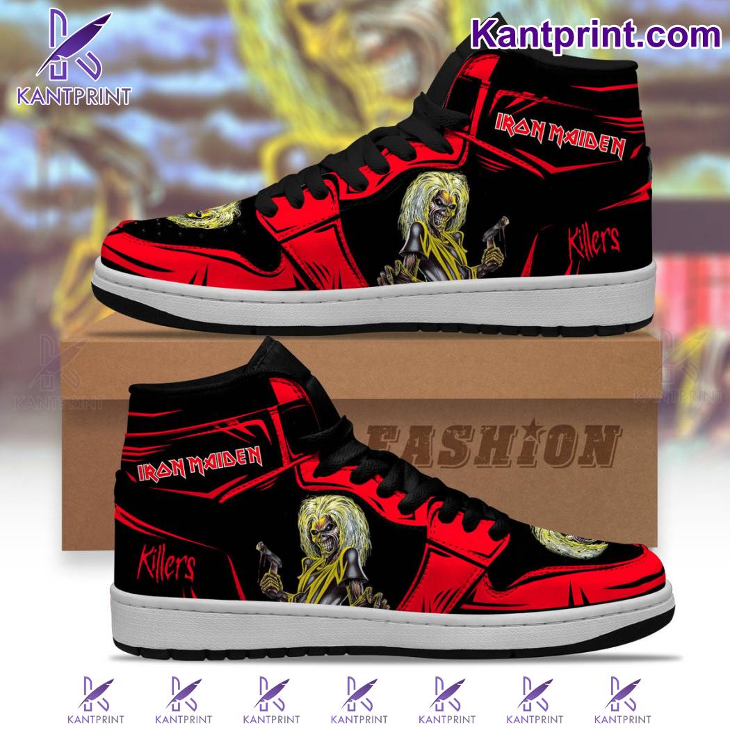 Iron Maiden Killers Album Air Jordan High Top Shoes