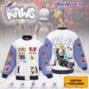 Kaws Purple Personalized Baseball Jacket