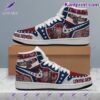 Lynyrd Skynyrd Band Confederate Flag Air Jordan High Top Shoes